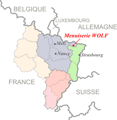 Nous sommes implantés en Moselle.